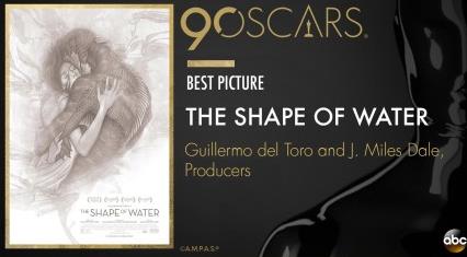 第90届奥斯卡颁奖典礼最佳影片： 《水形物语》